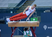 Bakıda idman gimnastikası üzrə Dünya Kuboku yarışlarının ilk günü start götürüb. Azərbaycan, 19 fevral, 2016